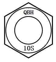 ISO4775 ΜΑΎΡΑ καρύδια χάλυβα άνθρακα Hexagon καρυδιών 10S ZP YZP HDG 0