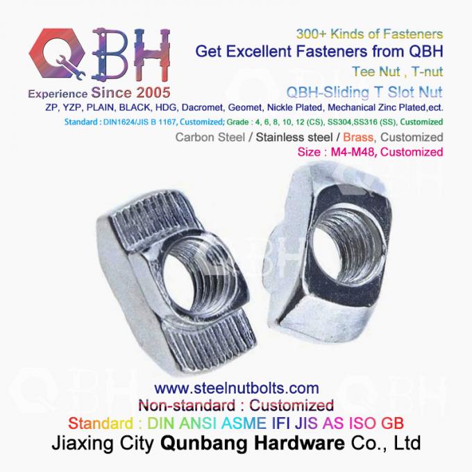 QBH 4040 γλιστρώντας τ-καρύδια καρυδιών τ-αυλακώσεων τύπων σφυριών δομών Τ πλαισίων αργιλίου σειράς βιομηχανικά 1