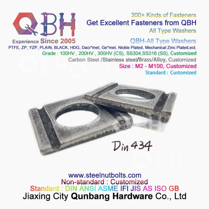 Μυτερό να στηρίξει ανοίξεων QBH DIN127 F959 DIN434 DIN436 NFE25-511 έκοψε οδοντωτά τα διπλά πλυντήρια κλειδώματος κλειδαριών πτυχών μόνα 6